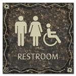 Restroom - Unisex & Handicap Accessible Symbols