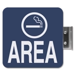 Perpendicular Overhead - Designated Smoking Area
