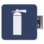 Perpendicular Overhead - Fire Extinguisher