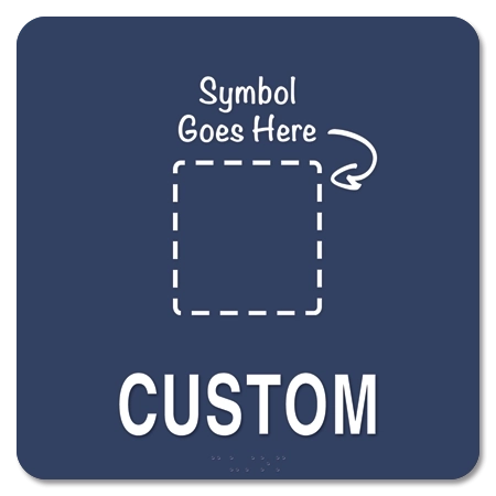 1-Line Custom Symbol Sign