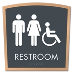 Restroom - Unisex & Handicap Accessible Symbols