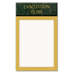 Vertical Evacuation Plan/Map Holder