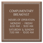 8-Line Informational Sign