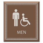 Men w/Male & Handicap Accessible Symbols