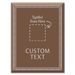 2-Line Custom Symbol Sign