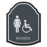 Women w/Female & Handicap Symbols