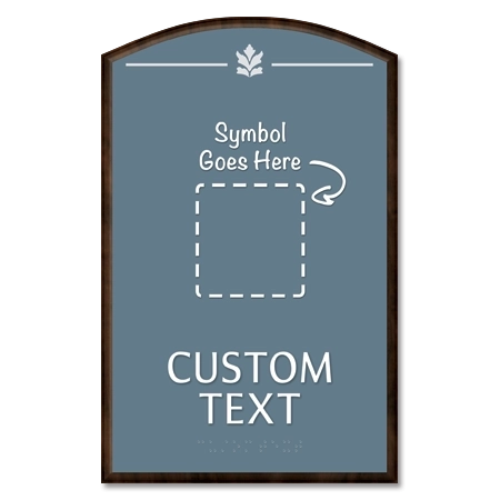2-Line Custom Symbol Sign