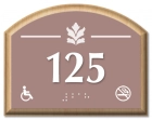 Room Number - No Smoking/Handicap Accessible