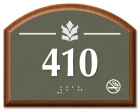 Room Number - No Smoking