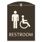 Restroom w/Male & Handicap SymbolS