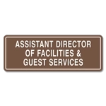 3-Line Room Sign