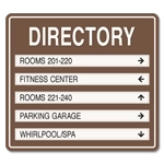 Directory Sign - 5 Panel