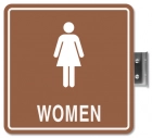 Perpendicular Overhead - Women w/Female Symbol