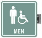 Perpendicular Overhead - Men w/Male & ISA Symbols