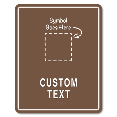 2-Line Custom Symbol Sign