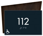 Room Number Sign - Handicap Accessible