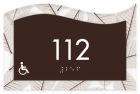 Room Number Sign - Handicap Accessible