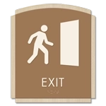 Exit Sign w/Symbols