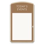 2-Line Informational Sign w/Insert Slot