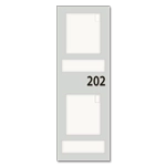 Room Number Sign - 2 Pictures