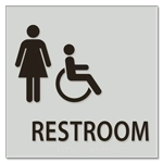 Restroom - Female & Handicap Accessible Symbols