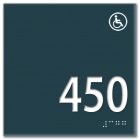 Room Number Sign - Handicap Accessible