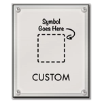 1-Line Custom Symbol Sign