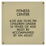 9-Line Room Sign