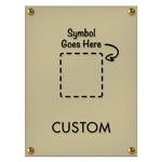 1-Line Custom Symbol Sign