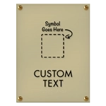2-Line Custom Symbol Sign