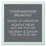 8-Line Informational Sign