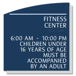 8-Line Room Sign