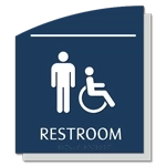 Restroom - Male & Handicap Accessible Symbols