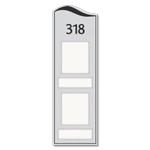 Room Number Sign - 2 Picture