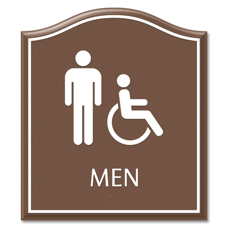 Men w/Male & Handicap Symbols
