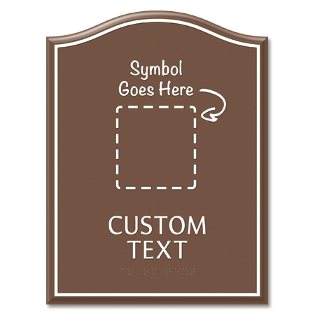 2-Line Custom Symbol Sign