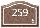 Room Number Sign - Handicap Accessible
