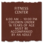 8-Line Room Sign