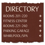 5 Panel Directory Sign