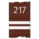Room Number Sign - 2 Slot