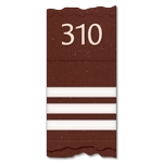 Room Number Sign - 3 Slot