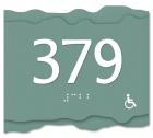 Room Number Sign - Handicap Accessible