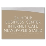 4-Line Room Sign