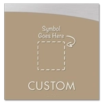 1-Line Custom Symbol Sign