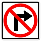 No Right Turn Symbol