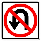 No U Turn Symbol