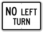 No Left Turn