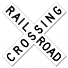 Railroad Crossbuck Sign