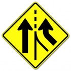 Merging Traffic Sign