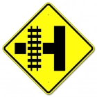 Railroad Intersection Warning Sign
